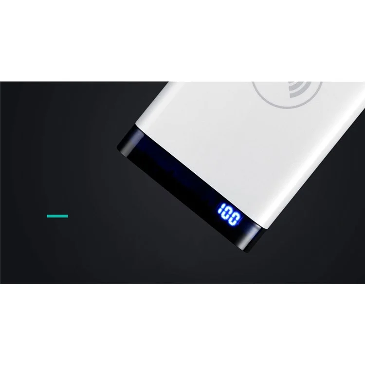 TOTU 8000mAh Qi Wireless Charging Power Bank Dual USB Output LCD Display Power Bank for iPhone X/8/8 Plus