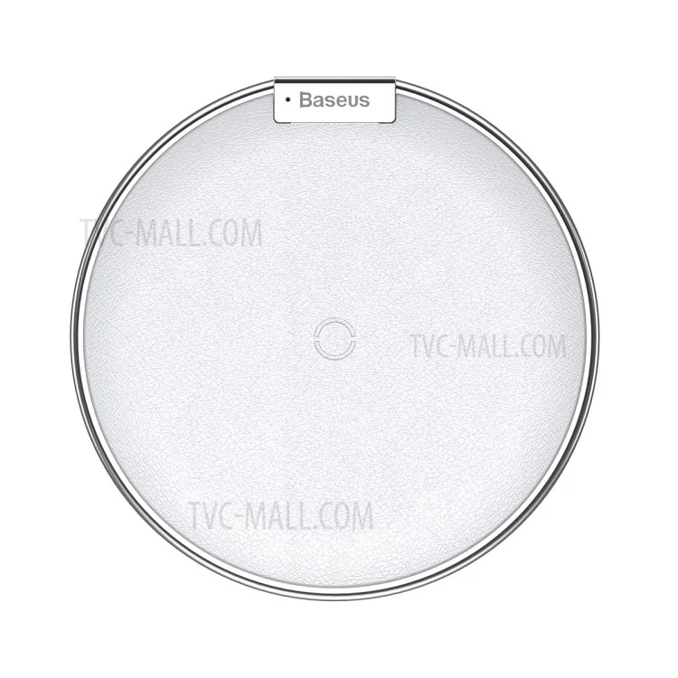 BASEUS IX Wireless Charge Pad Desktop Charge Pad for iPhone X/8/8 Plus, Samsung Note 8 - Silver Color
