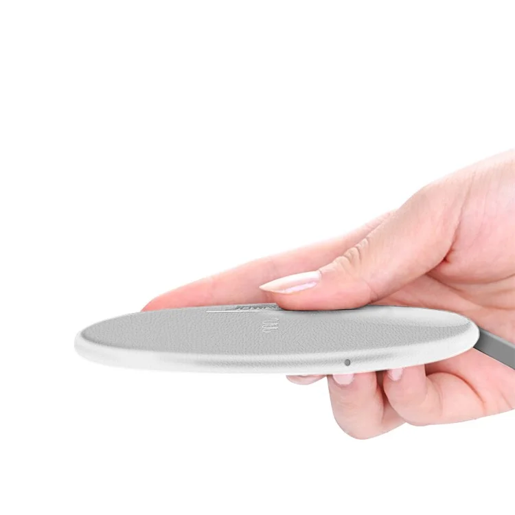 JOWAY WXC02 Portable Ultra-thin Qi Wireless Charging Mat for iPhone X/8/8Plus, etc. (Not Support FOD Function) - White