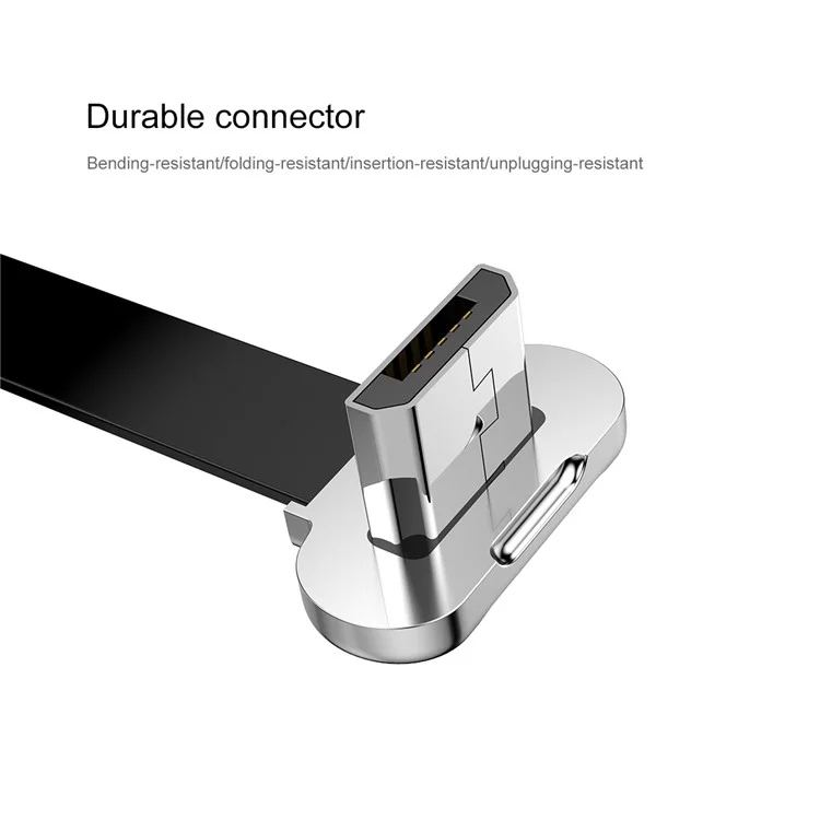 BASEUS Slim Microfiber Wireless Charging Receiver for Phone with Micro USB Port - Black