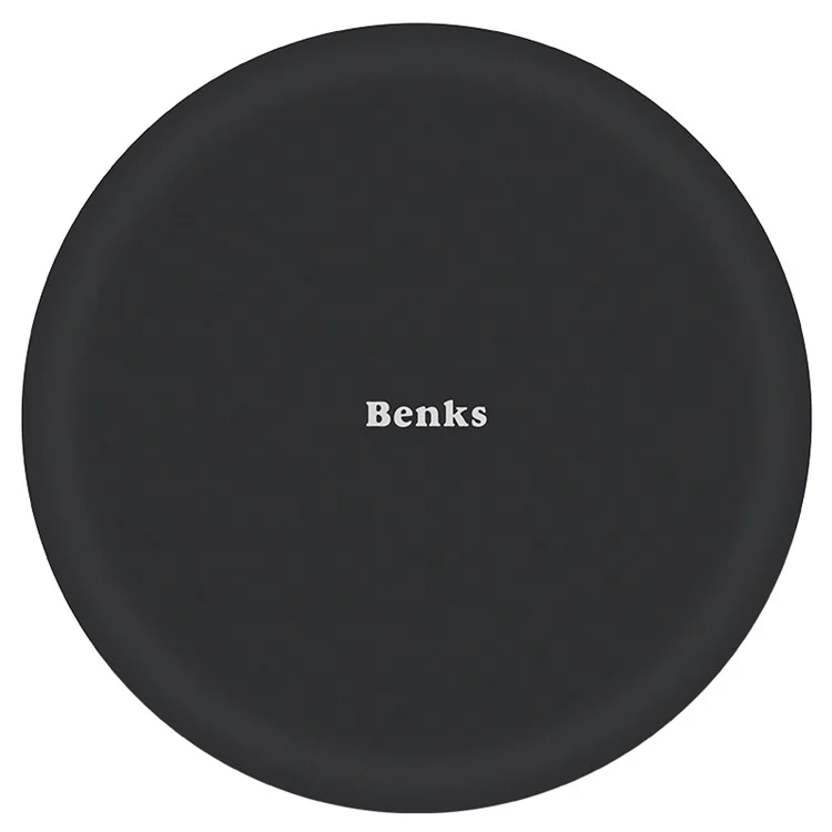BENKS Hearthstone Qi Wireless Quick Charger Pad for iPhone X/8/8Plus, Samsung S8/S8 Plus - Black