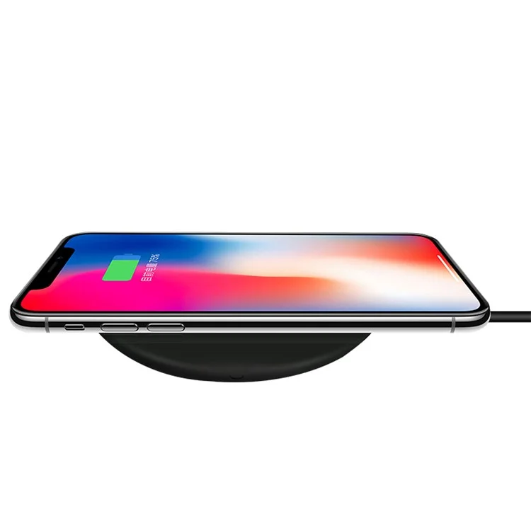 BENKS Hearthstone Qi Wireless Quick Charger Pad for iPhone X/8/8Plus, Samsung S8/S8 Plus - Black
