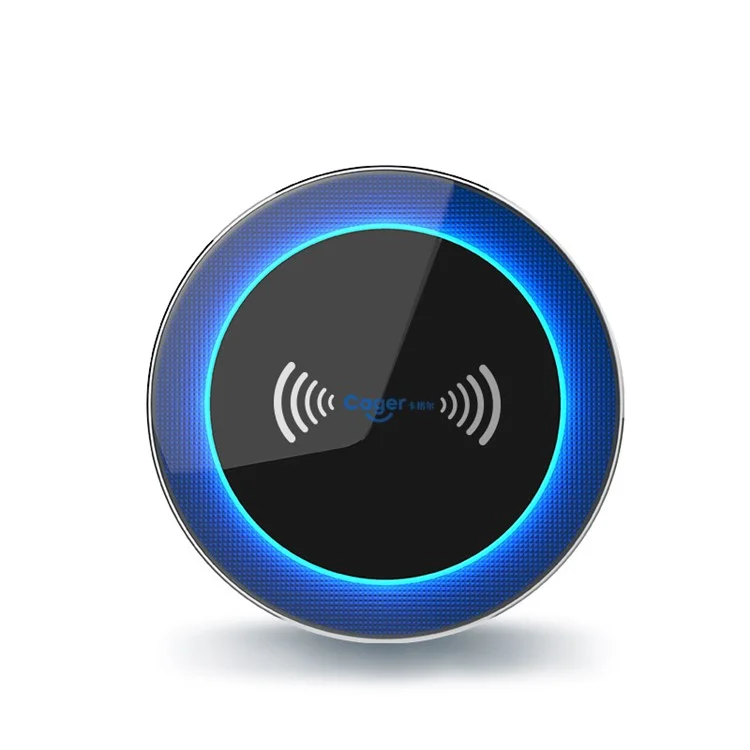 CAGER WL3 Slim Round Qi Wireless Charging Pad for iPhone X/Galaxy S8