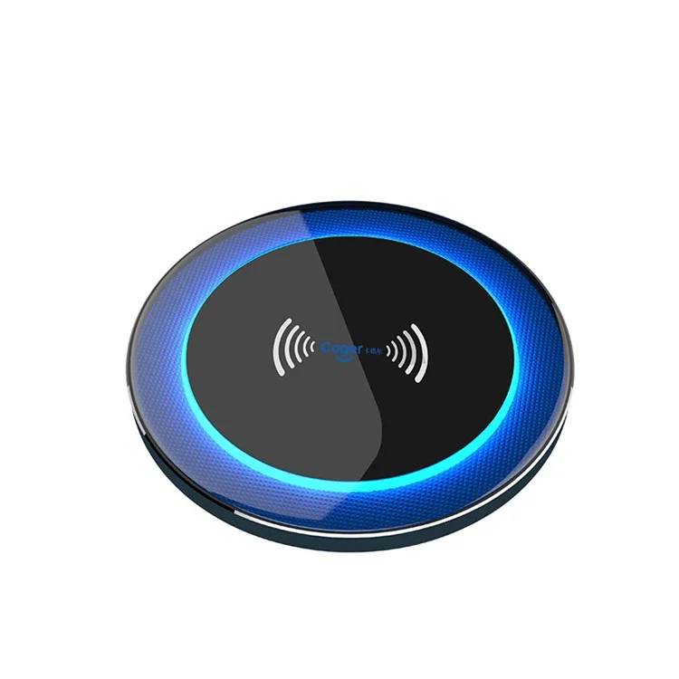 CAGER WL3 Slim Round Qi Wireless Charging Pad for iPhone X/Galaxy S8