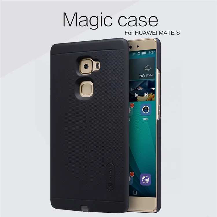 NILLKIN 1A Magic Wireless Charging Receiver Case for Huawei Mate S - Black