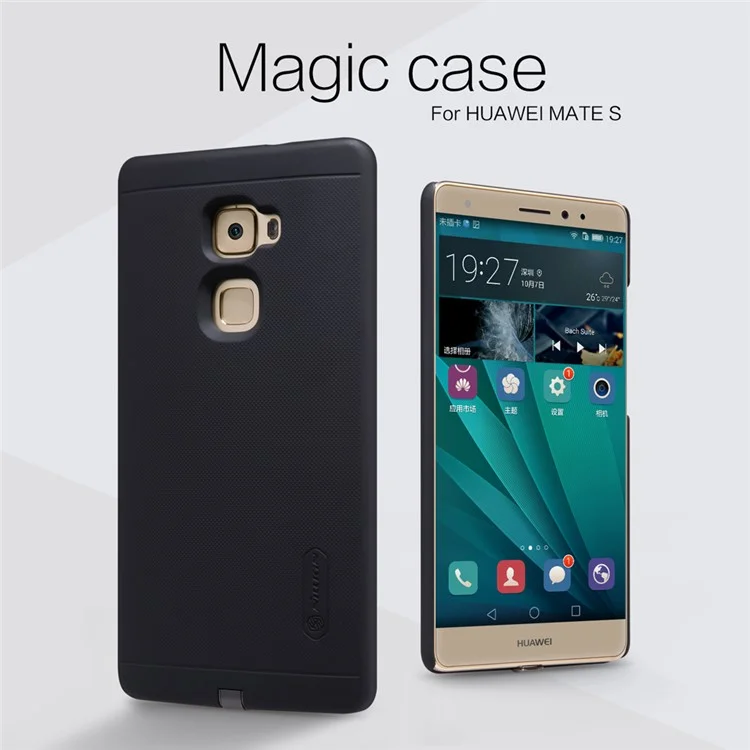 NILLKIN 1A Magic Wireless Charging Receiver Case for Huawei Mate S - Black