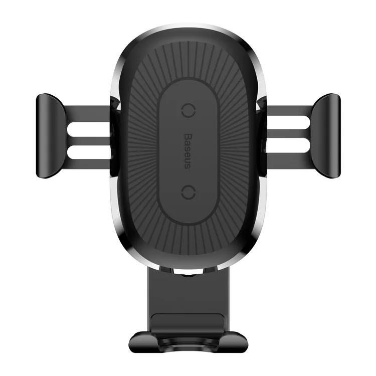 BASEUS Auto Navigation Car Carica Wireless Mount Air Vent Gravity Porta Del Supporto Per Telefono Per Iphone 12/12 Pro/12 Mini/12 Pro Max (non Support FOD Function) - Nero