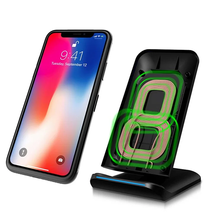 S1 Fast Wireless Charging Stand for iPhone X/8/8 Plus, Samsung Note 8/S8/S8 Plus etc.