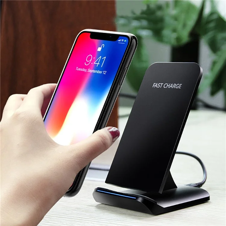 S1 Fast Wireless Charging Stand for iPhone X/8/8 Plus, Samsung Note 8/S8/S8 Plus etc.