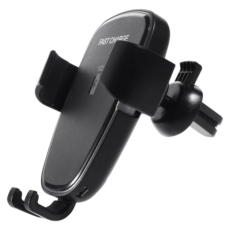 360 Degree Rotary Gravity Car Air Vent Mount Qi Wireless Charging Holder for iPhone X/8/8 Plus Etc.