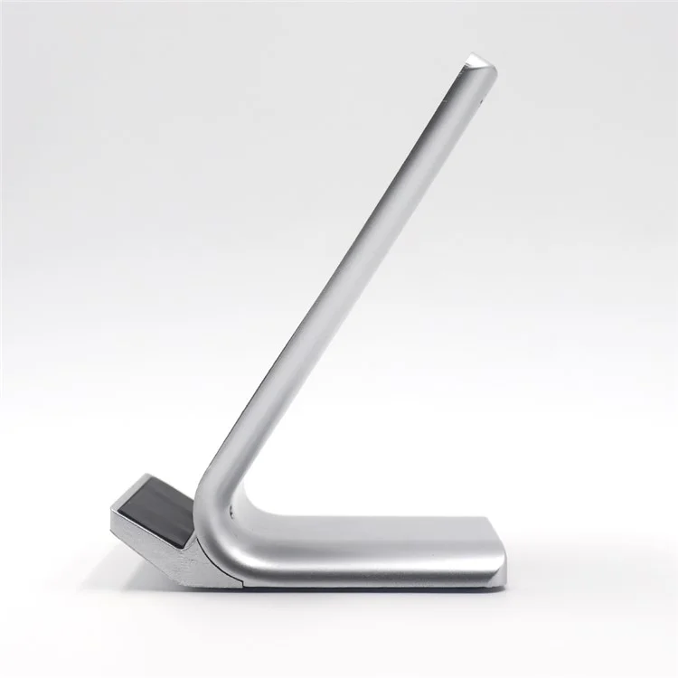 N700 Fast Charging Qi Wireless Charger Stand Dock for iPhone X / 8 / Samsung Galaxy S8 - Silver