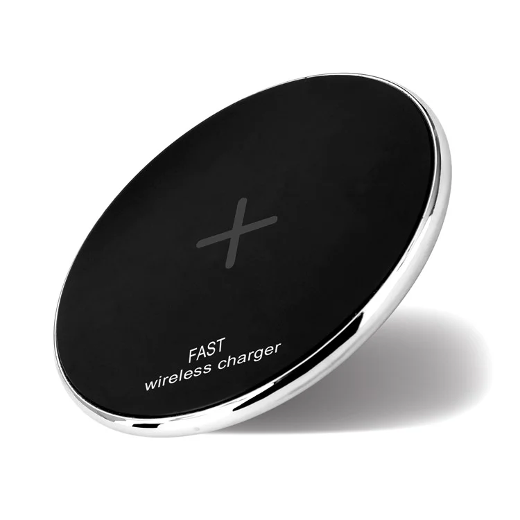 N300 Fast Wireless Charger Qi Wireless Charging Pad for iPhone 8/Samsung Galaxy S8 etc. - Black
