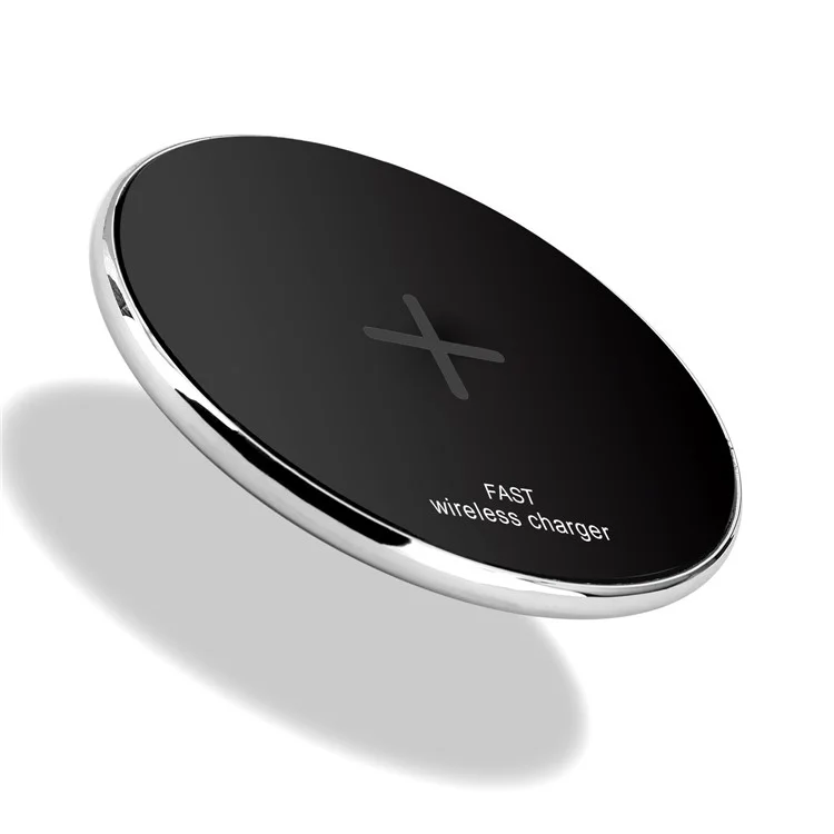 N300 Fast Wireless Charger Qi Wireless Charging Pad for iPhone 8/Samsung Galaxy S8 etc. - Black