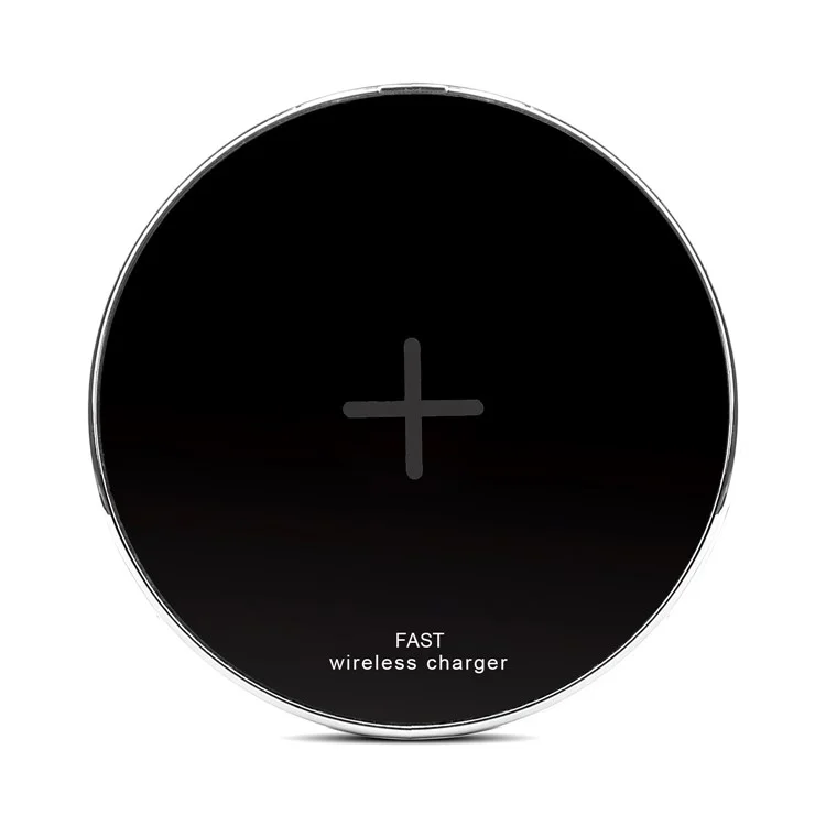 N300 Fast Wireless Charger Qi Wireless Charging Pad for iPhone 8/Samsung Galaxy S8 etc. - Black