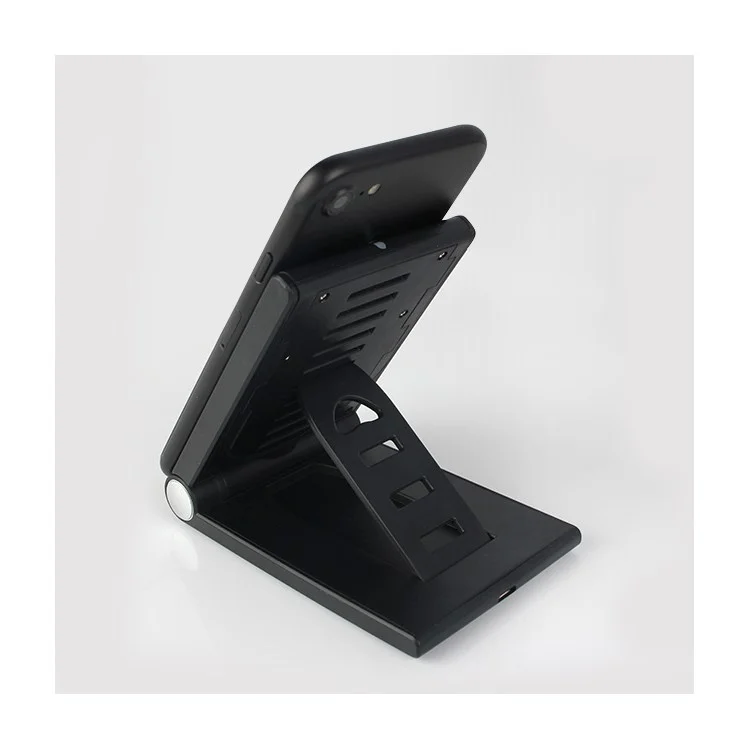 Q11 Foldable Qi Wireless Charger Stand Dock for iPhone X / 8 / Samsung Galaxy S8 - Black