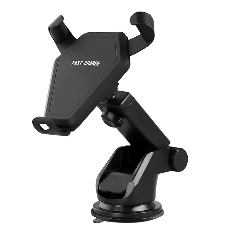 50Pcs/Set 2-in-1 10W 9V Fast Charge Qi Wireless Charging Suction Cup Stand + Car Air Vent Mount