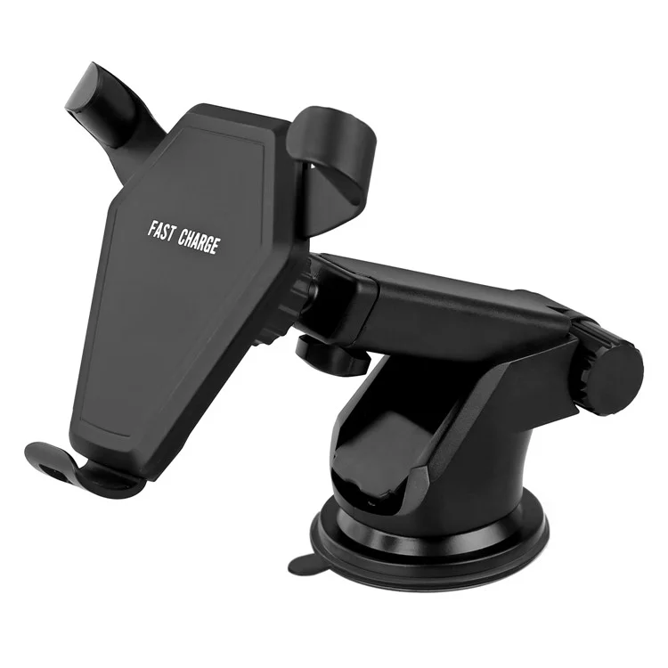 50Pcs/Set 2-in-1 10W 9V Fast Charge Qi Wireless Charging Suction Cup Stand + Car Air Vent Mount
