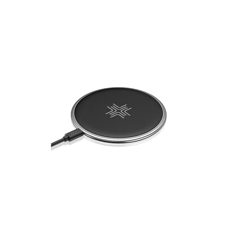 ROCK W10 10W/5W Qi Wireless Fast Charging Pad for iPhone Samsung etc. - Black