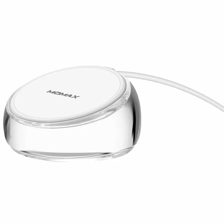 MOMAX Q.Dock Crystal Fast Wireless Charger for iPhone Samsung etc. (Not Support FOD Function)
