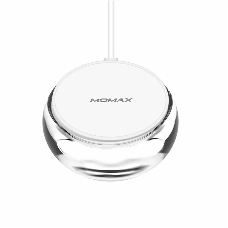 MOMAX Q.Dock Crystal Fast Wireless Charger for iPhone Samsung etc. (Not Support FOD Function)