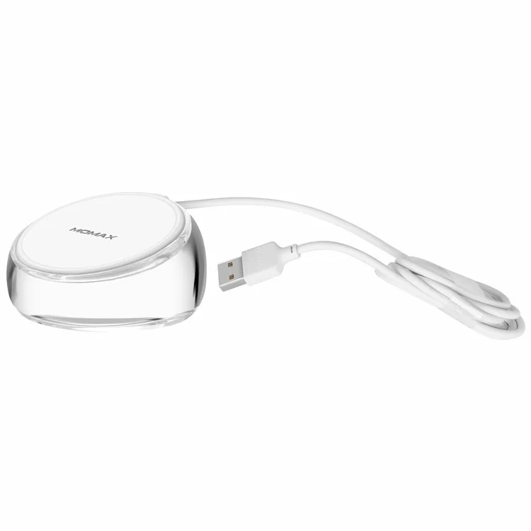 MOMAX Q.Dock Crystal Fast Wireless Charger for iPhone Samsung etc. (Not Support FOD Function)