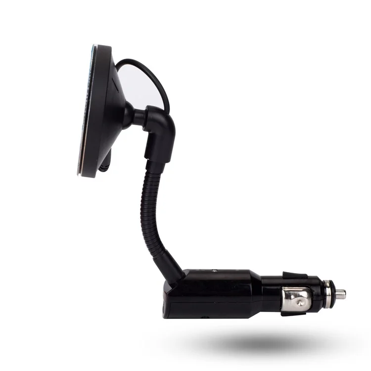 WH-10A 360 Degree Rotating Magnet Qi Wireless Charger 2A USB Car Charger for iPhone Samsung etc.