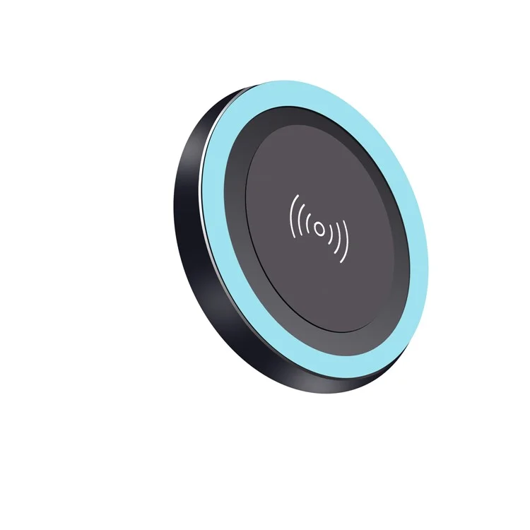 WH-10A 360 Degree Rotating Magnet Qi Wireless Charger 2A USB Car Charger for iPhone Samsung etc.