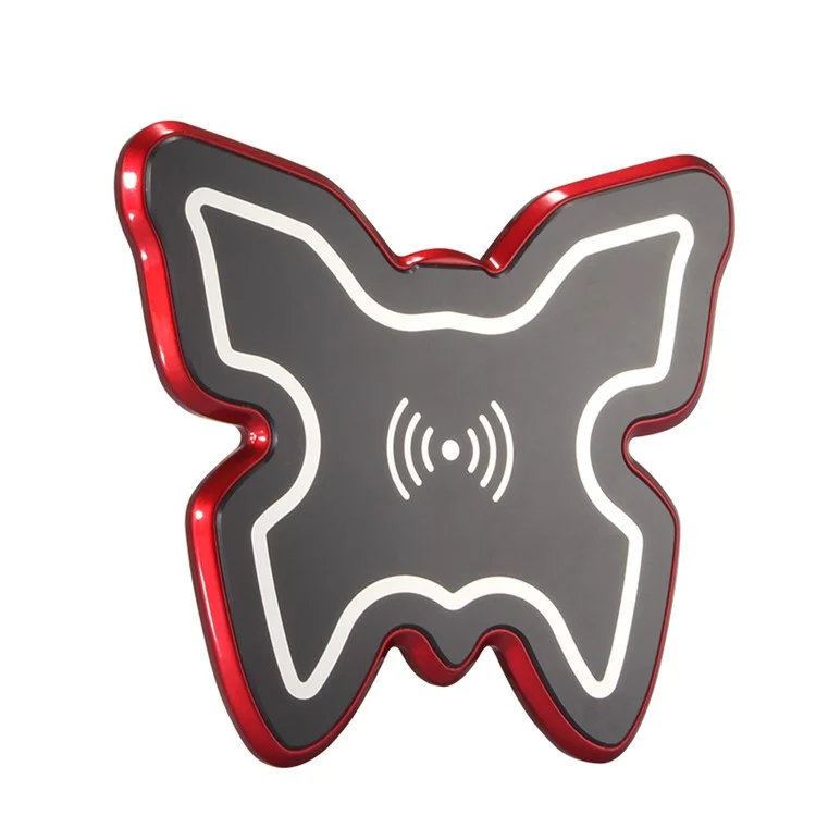 H1 Butterfly Shape Qi Wireless Charger for iPhone Samsung etc.