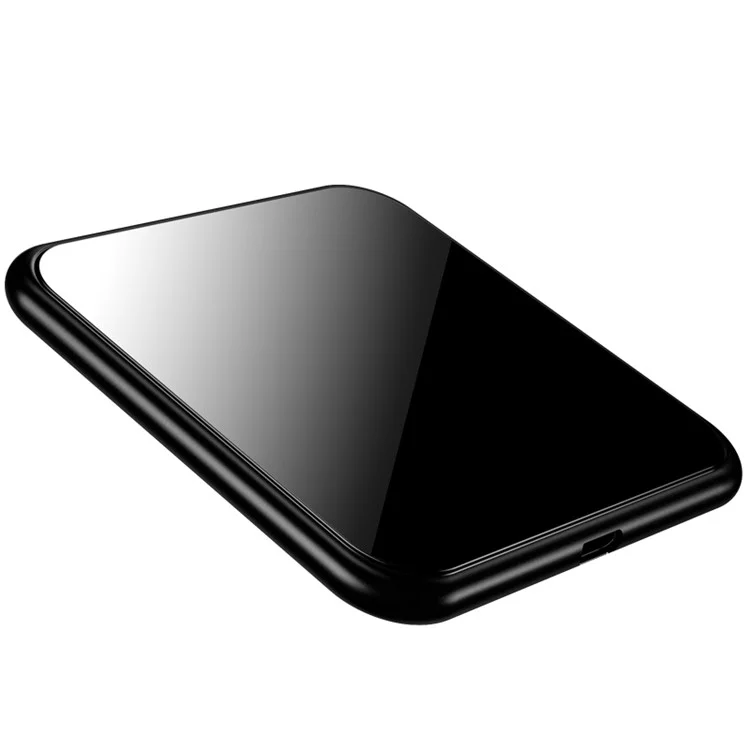 BENKS Thin Cube Aluminum Alloy Qi Wireless Charger for iPhone Samsung etc. - Black