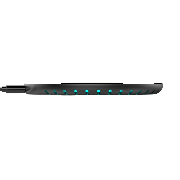 AODUKE Qi Wireless 10W Fast Charging Pad with Colorful LED Light for iPhone X / 8 Plus / 8 Etc.
