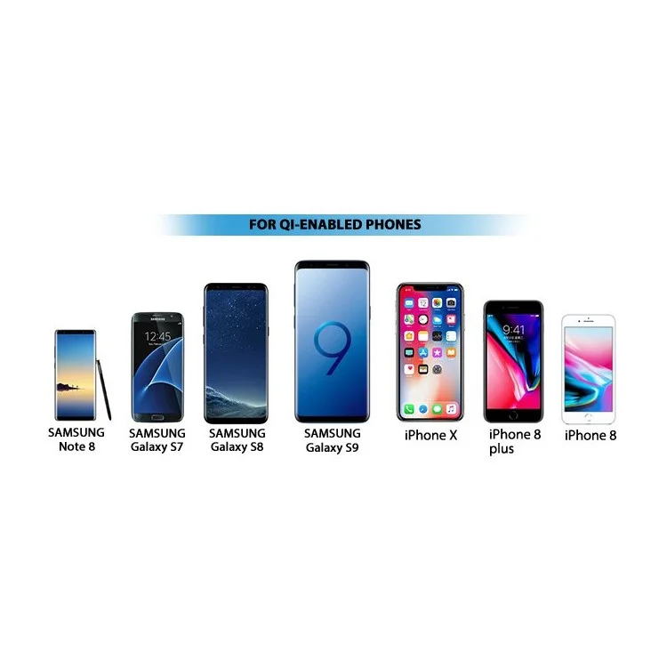 C2 Automatic Wireless Charger Air Vent Car Mount Phone Holder for Samsung Galaxy S9/iPhone X, etc