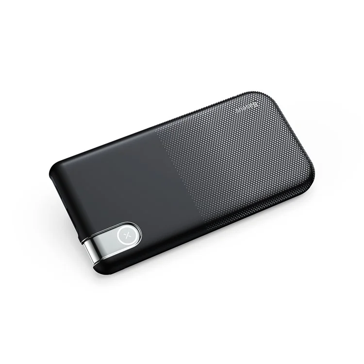 BASEUS Thin Version Wireless Charging Pad (Not Support FOD Function) + 10000mAh Power Bank (CE/FCC/RoHS Certifications) - Black