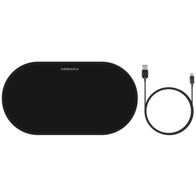 MOMAX UD11 Q.PAD PRO 5000mAh Wireless Charger Fast Charging Pad (Not Support FOD Function) - Black