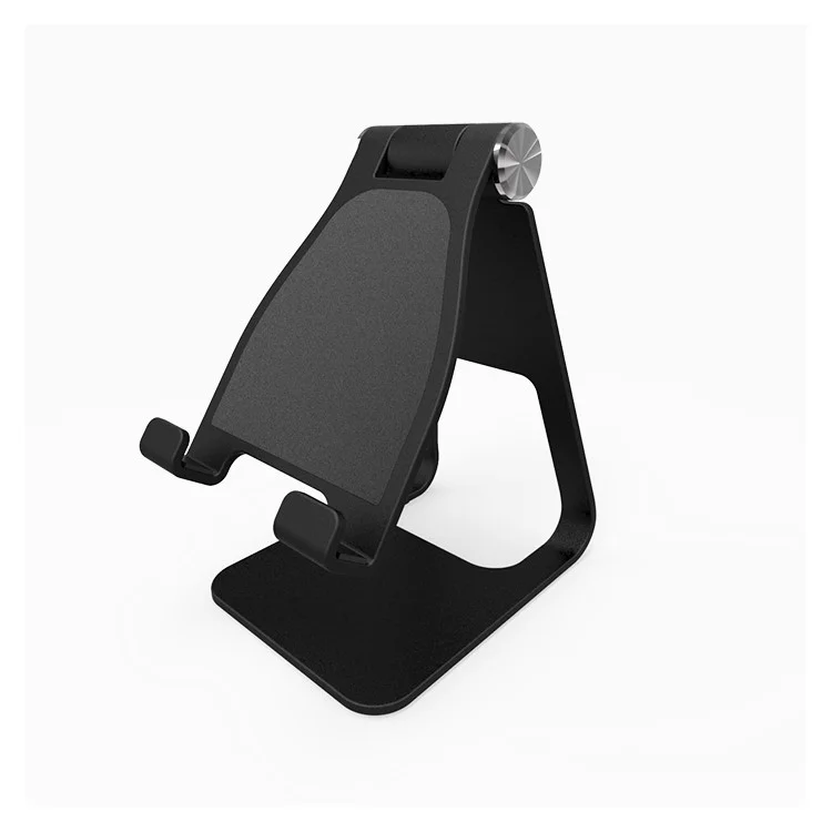 YOGEE YB006 5W/7.5W/10W Adjustable Aluminum Alloy Stand Qi Wireless Fast Charger for iPhone Samsung etc. - Black