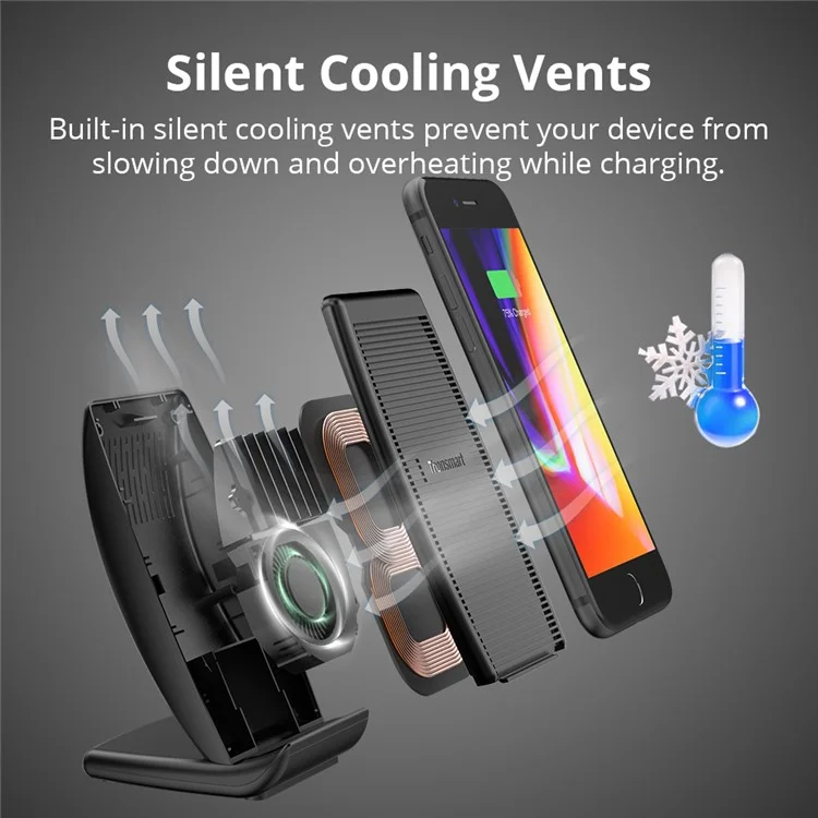TRONSMART WC05 Wireless Charger Pad for iPhone Samsung etc.