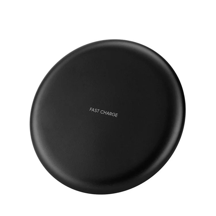 KC-N5 Qi Wireless Phone Charger Cradle Super Slim 10W Fast Charging Pad for Smartphone - Black