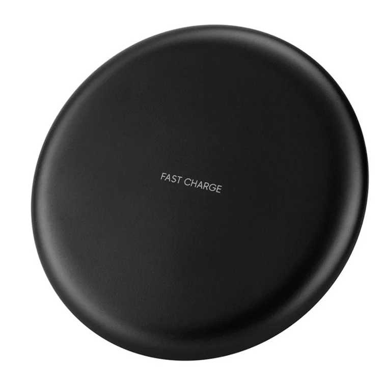 KC-N5 Qi Wireless Phone Charger Cradle Super Slim 10W Fast Charging Pad for Smartphone - Black