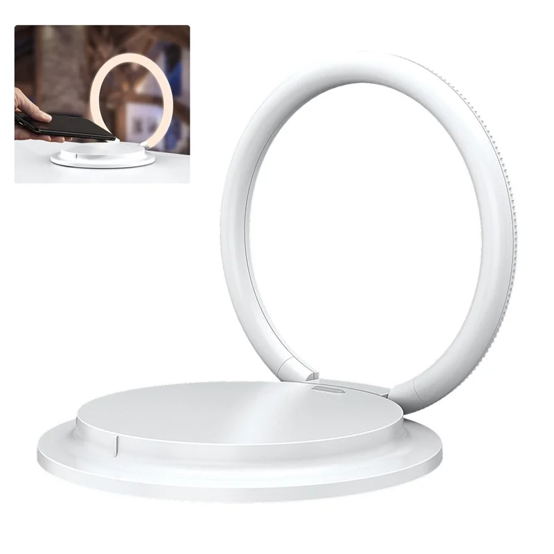 LEMONDA SMART SL-603 15W Wireless Charger 3 Modes Adjustable Foldable Table Night Light Bedside Lamp