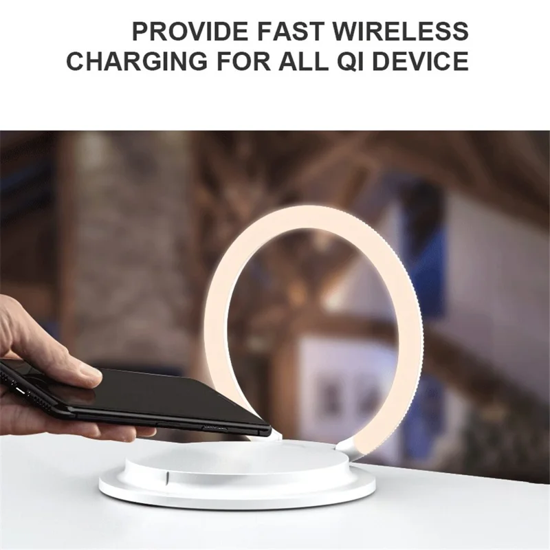 LEMONDA SMART SL-603 15W Wireless Charger 3 Modes Adjustable Foldable Table Night Light Bedside Lamp