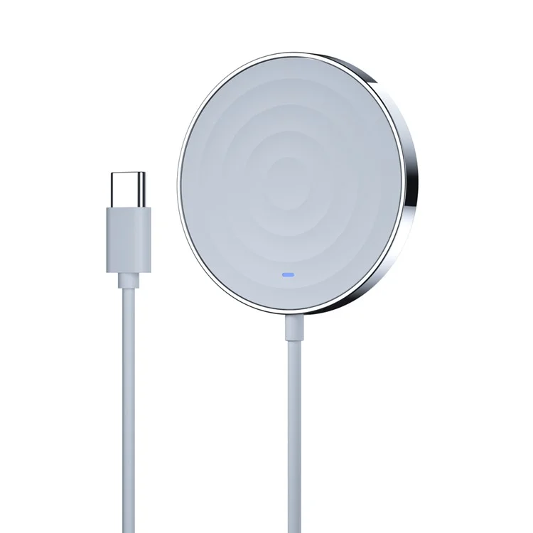 ESSAGER 15W Wireless Ladedock Schnellladegerät Magnetische Schnellladebads Für Iphone/huawei - Weiß