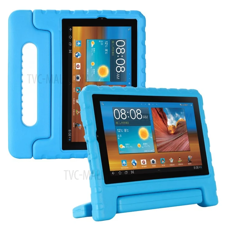 EVA Foam Shockproof Tablet Case with Handle Kickstand for Alcatel Joy Tab 2 8-Inch - Blue
