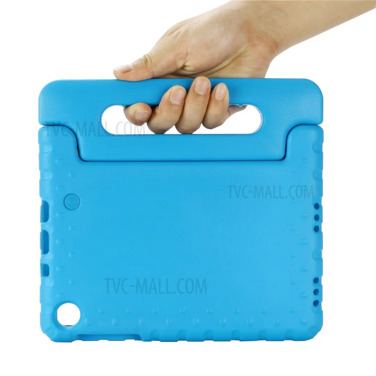 EVA Foam Shockproof Tablet Case with Handle Kickstand for Alcatel Joy Tab 2 8-Inch - Blue