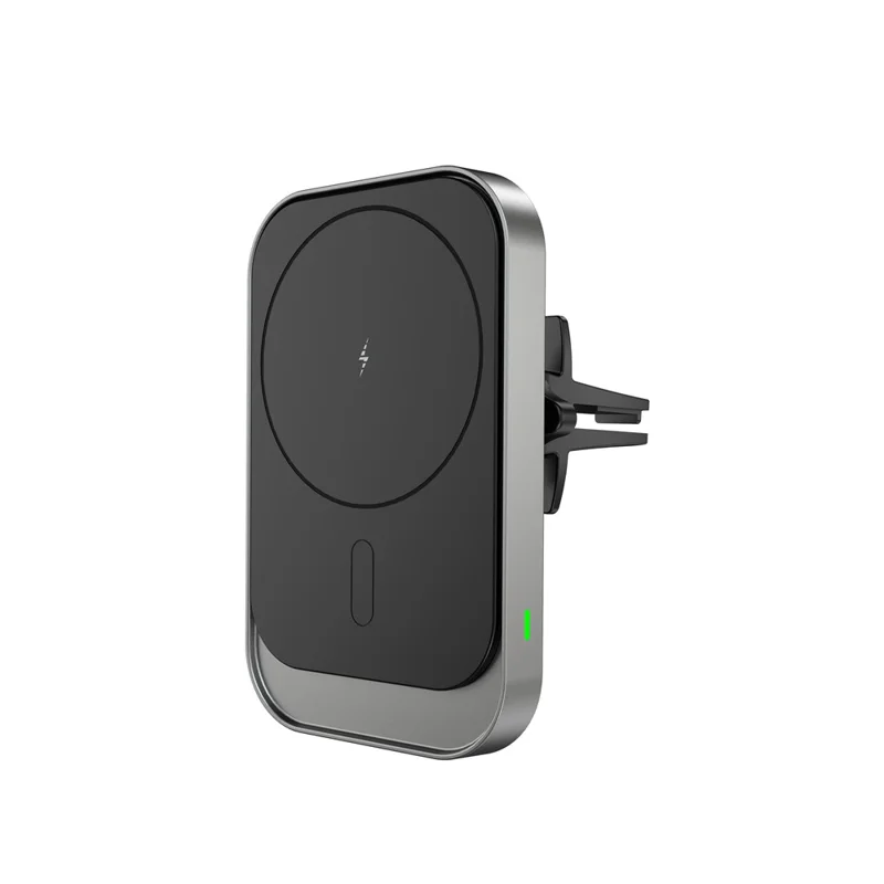 CW19 Magnetic Qi Wireless Charger Fast Charging Car Air Vent Mount Clip Phone Holder Stand Bracket