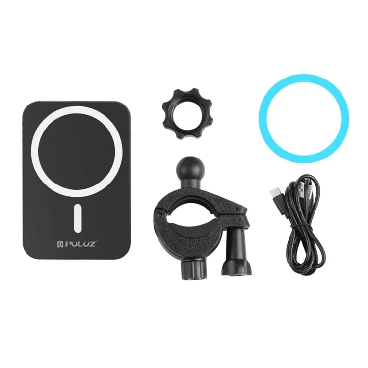 PULUZ PU605B 15W Magnétique qi Chargeur Sans Wires