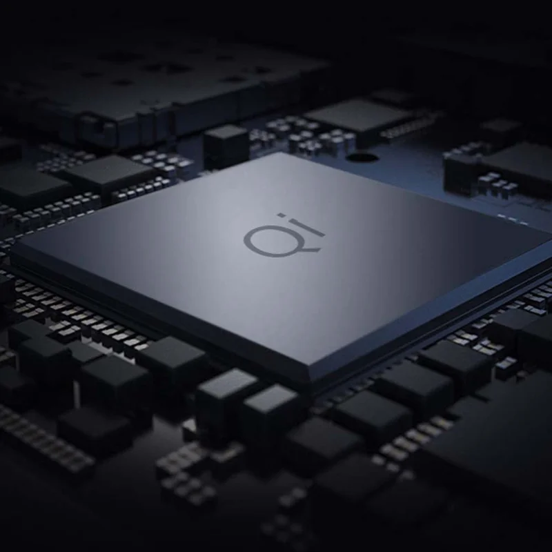 Multifunctional 10W Qi Wireless Charging Mouse Pad Cloth Texture Non-Slip Mouse Mat with Indicator Light for Home Office - Blue