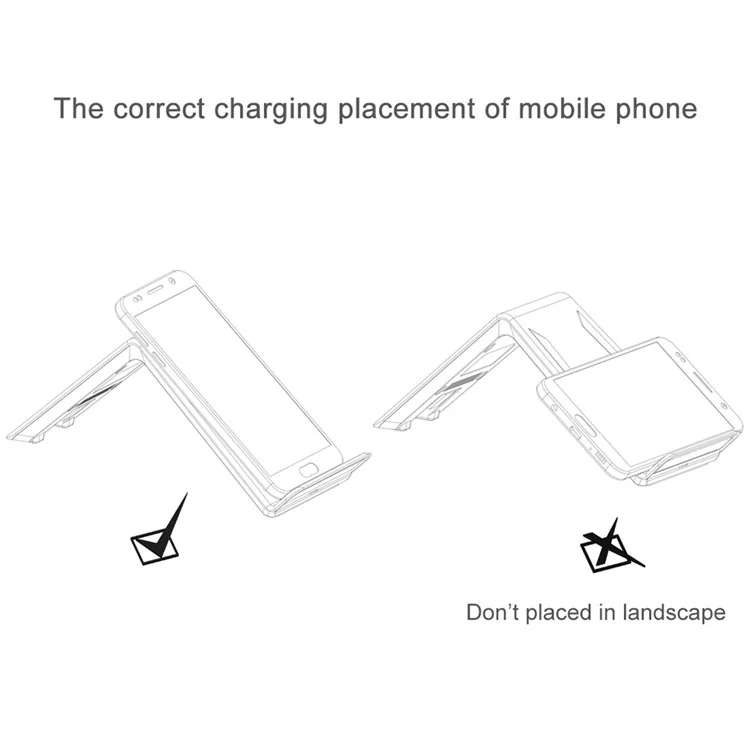 ITIAN A6 5W QI Wireless Charging Pad Charger Stand for iPhone 8/8 Plus/Samsung S8/S8 Plus/ S7/S7 Edge