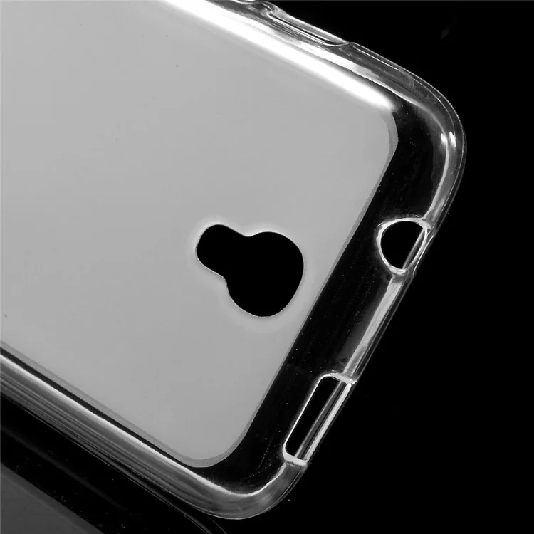 Double-sided Matte TPU Case for Alcatel OneTouch Pixi 4 (3.5) - Transparent