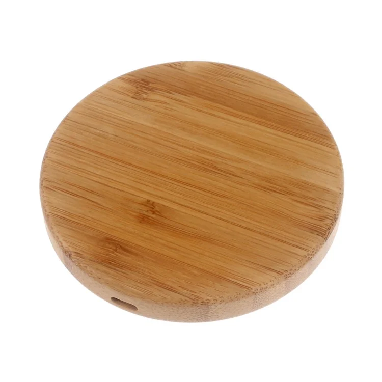 Portable Standard Wireless Charging Pad for Samsung Galaxy S6 edge /LG G4 (Not Support FOD Function) - Beige