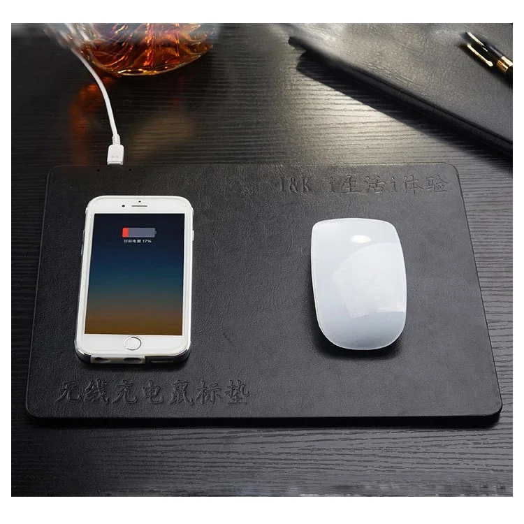 XINCUCO 2-in-1 Wireless Charging Mouse Pad (Not Support FOD Function)