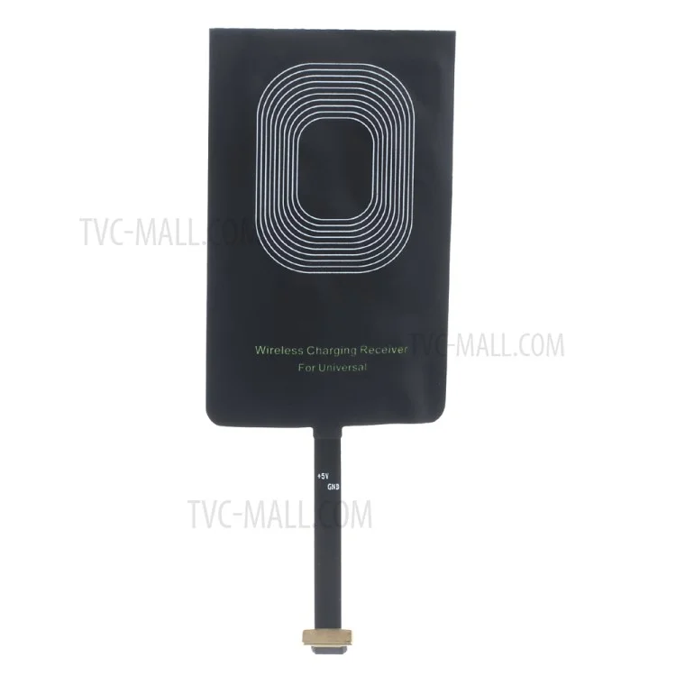 Universal CE FCC RoHS Qi Wireless Charging Receiver for Micro-USB Android Phones (Narrow-interface Up)